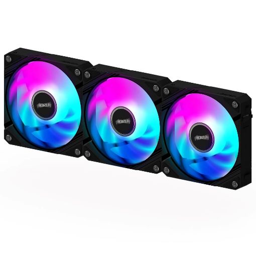 Obrázek GIGABYTE ventilátor AORUS EZ CHAIN FAN 3-PACK, 3x120mm, černá