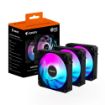 Obrázek GIGABYTE ventilátor AORUS EZ CHAIN FAN 3-PACK, 3x120mm, černá