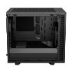 Obrázek FRACTAL DESIGN skříň Define 7 Nano Black Solid, USB 3.1 Type-C, 2x USB 3.0, bez zdroje, mATX