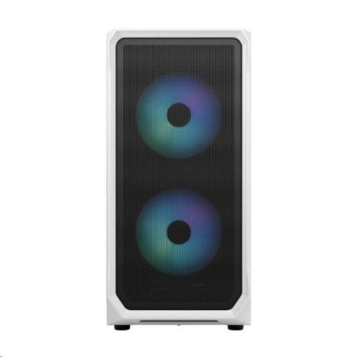 Obrázek FRACTAL DESIGN skříň Focus 2 RGB White TG Clear Tint, 2x USB 3.0, bez zdroje, mATX