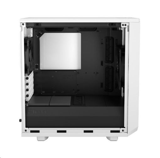 Obrázek FRACTAL DESIGN skříň Meshify 2 Mini White TG Clear Tint, USB 3.1 Type-C, 2x USB 3.0, bez zdroje, mATX