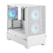 Obrázek FRACTAL DESIGN skříň Pop Mini Air RGB White TG Clear Tint, 2x USB 3.0, bez zdroje, mATX