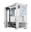 Obrázek FRACTAL DESIGN skříň Pop Mini Air RGB White TG Clear Tint, 2x USB 3.0, bez zdroje, mATX