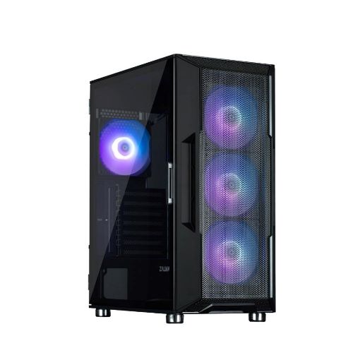 Obrázek ZALMAN case I3 NEO, Mid Tower, ATX, 2xUSB 3.0, 1xUSB 2.0, 4x 120mm ARGB Fan, černá