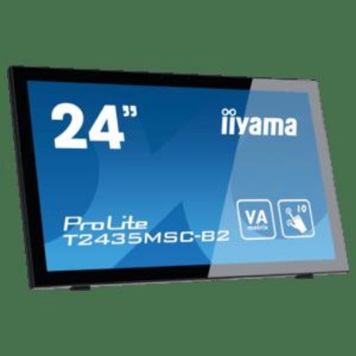 Obrázek iiyama ProLite T2452MSC-W1, Full HD, USB, kit (USB), white