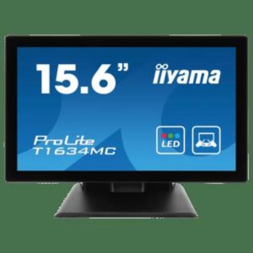 Obrázek iiyama ProLite T16XX, 39.6 cm (15,6''), Projected Capacitive, 10 TP, Full HD, USB, kit (USB), black