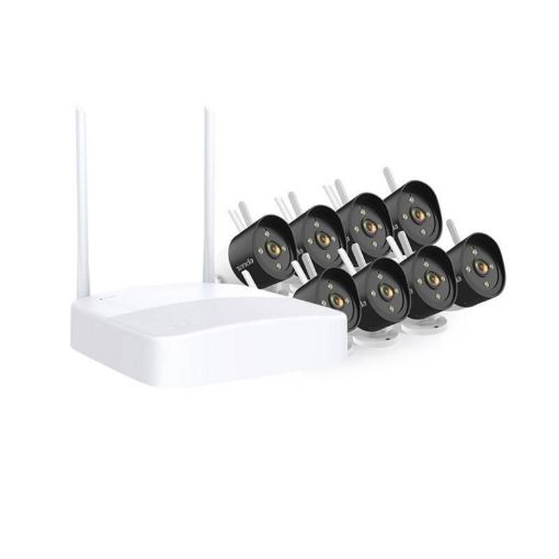 Obrázek Tenda K8W-3TC - kamerový WiFi set, 8x IP 2K kamera, NVR rekordér, zvuk, noční vidění