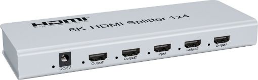 Obrázek PremiumCord HDMI 2.1 splitter 1-4 porty, 8K@60Hz, 4K@120Hz, 1080p, HDR