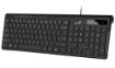 Obrázek GENIUS klávesnice Slimstar 230 II, Drátová, USB, černá, CZ+SK layout