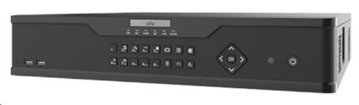 Obrázek Uniview NVR, 16 kanálů, H.265, 8x HDD, 12Mpix (384Mbps/384Mbps), HDMI+VGA Full HD, (N+1), ONVIF, 3x USB, audio