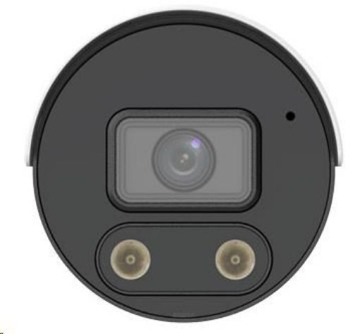 Obrázek Uniview IPC2124SB-ADF40KMC-I0, 4Mpix, H.265, obj. 4mm (83,7°), Mic., Repro, IR 30m, Bílý přísvit, IP67