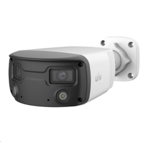 Obrázek Uniview IPC2K24SE-ADF40KMC-WL-I0, mací čip 1/2.9" CMOS, objektiv 4mm, úhel 160°, při rozlišení 3840x1080 (4MPx = 2+2MPX)