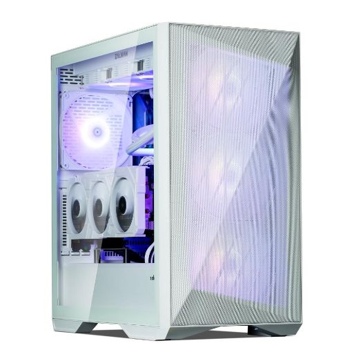Obrázek ZALMAN case Z9 Iceberg MS, Mid Tower, ATX, 1xUSB-C, 2xUSB 3.0, 2xUSB 2.0, 4x ARGB 120mm Fan, bílá