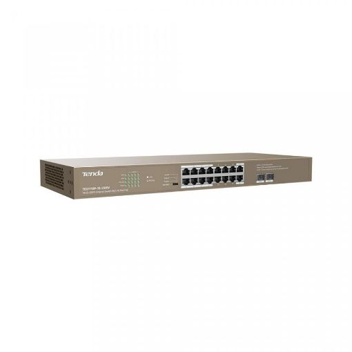 Obrázek Tenda TEG1118P-16-250W PoE AT Gigabit Switch 230W
