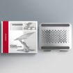 Obrázek AXAGON STND-LR, hliníkový stojan pro notebooky 10" - 17" s nastavitelnou výškou, úhlem a 360° rotací