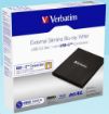 Obrázek VERBATIM externí mechanika Slimline Blu-ray Writer (USB-C, USB 3.0)  Zdarma BR Disc 25GB (CD DVD BD + NERO