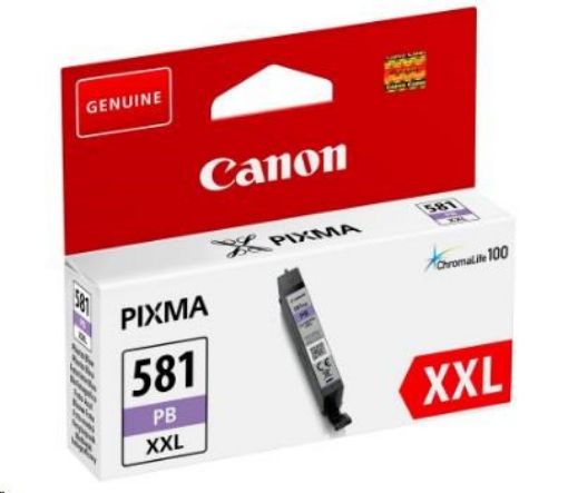Obrázek Canon CARTRIDGE CLI-581XL PB foto modrá pro PIXMA TS515x,TS615x, TS815x, TS915x, TR8550