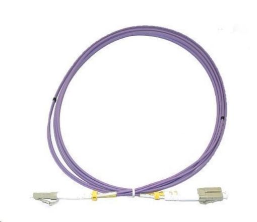 Obrázek XtendLan duplexní patch kabel optický, LC-LC, PC, 50/125, duplex, OM4 , LS0H, 3m