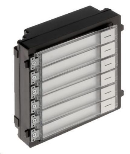 Obrázek HIKVISION DS-KD-KK, Modul interkomu se 6 tlačítky