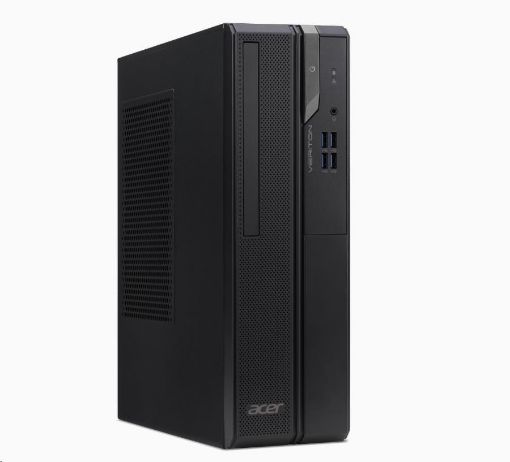 Obrázek ACER PC Veriton VX2720G, i3-14100,8GB DDR4,256GB M.2 SSD,Wifi,DVD±RW,USB KB+mouse,W11P,180W,Black