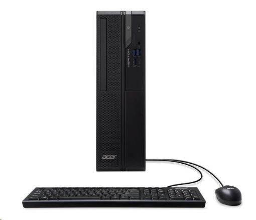 Obrázek ACER PC Veriton VX2720G, i5-14400,8GB DDR5,512GB M.2 SSD,Wifi,DVD±RW,USB KB+mouse,W11P,180W,Black
