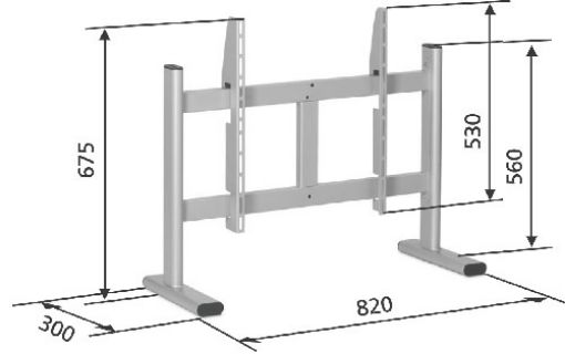 Obrázek Vogels PB 050 stolní stojan na LCD / plazmu