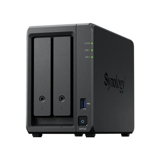 Obrázek Synology DP320 ActiveProtect 2x8TB (2C/RyzenR1600/2,6-3,1GHz/8GBRAM/1xUSB3.2Gen1/1xGbE)