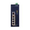 Obrázek Planet switch IGS-504HPT, průmysl.verze 5xGbE, DIN, 4xPoE+, IP40, -40 až 75°C, 12-56V