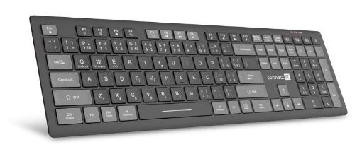 Obrázek CONNECT IT kancelářská klávesnice MultiDevice, Bezdrátová, CZ + SK, šedá