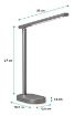 Obrázek CONNECT IT Stolní LED lampa Shine, USB-A, šedá