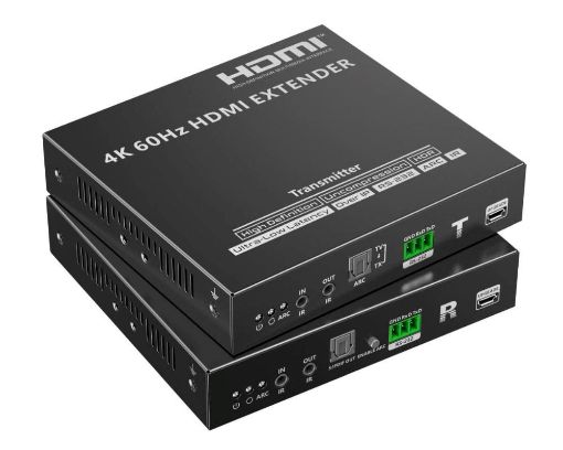 Obrázek PremiumCord HDMI Nekompresovaný extender na 80m přes 10G LAN, 4K@60Hz, over IP