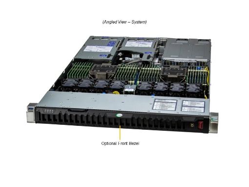 Obrázek GOLD SUPERMICRO Hyper SuperServer 1U, 2x6542Y, 512GB RAM, 2x960GB SSD, 2x 3.8TB