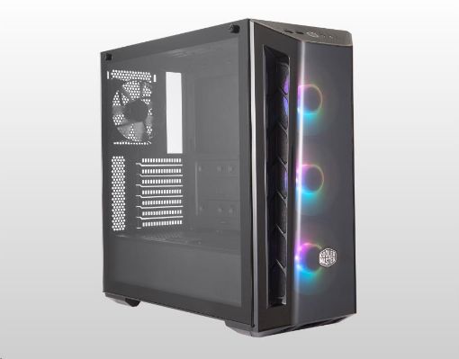 Obrázek Cooler Master case MasterBox MB520 ARGB, E-ATX, Průhledná bočnice, 3x 120mm ARGB Fan, 1x 120mm Fan, Černá