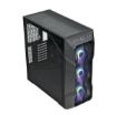 Obrázek Cooler Master case MasterBox TD500 Mesh V2, ATX, Průhledná bočnice, 3x 120mm ARGB Fan, Černá