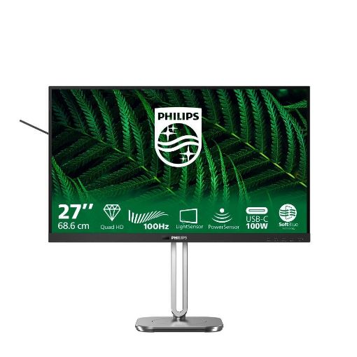 Obrázek Philips MT 27" 27B2G5601 - 2560x1440,IPS,100Hz,HDMI,DP,USBhub,USB-C,RJ45,Repro,Pivot