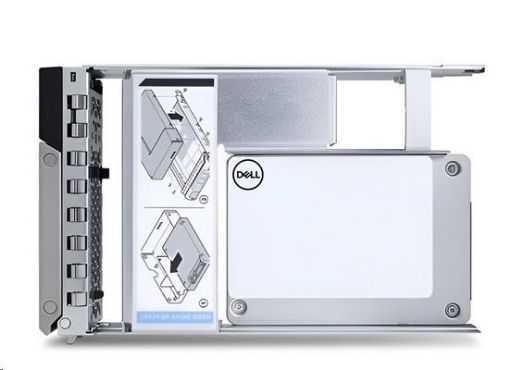 Obrázek DELL 480GB SSD SATA ISE RI 6Gbps 512e 2.5in with 3.5in HYB CARR CK, T360, T560, R360,R450,R550, R660, R760, Rxx5...