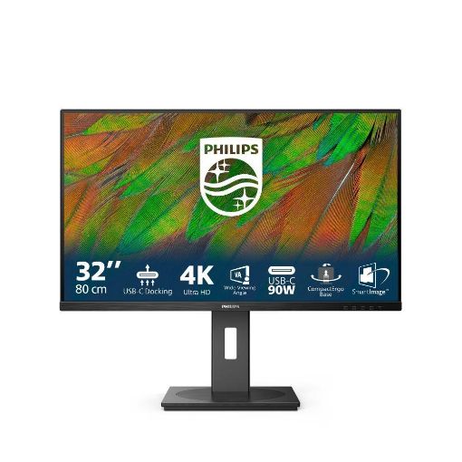 Obrázek Philips MT 31,5" 32B1U3900 - 3840x2160,VA,60Hz,2xHDMI,DP,USBhub,USB-C,RJ45,Repro,Pivot