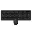 Obrázek RAPOO Set klávesnice a myš 8310M, Multi-mode, Bezdrátový set, CZ/SK, Černá
