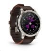 Obrázek Garmin D2 Mach1, Sapphire Titan/ Brown Leather Band