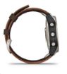 Obrázek Garmin D2 Mach1, Sapphire Titan/ Brown Leather Band