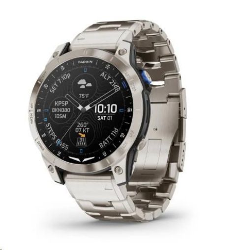 Obrázek Garmin D2 Mach1, Sapphire Titan/ Vented Titanium Band