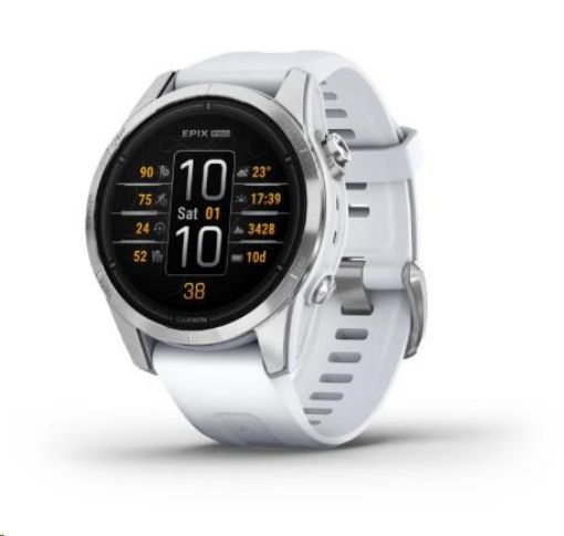 Obrázek Garmin epix™ Pro (Gen 2) – Standard Edition | 42 mm, Silver / Whitestone Band