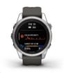 Obrázek Garmin fenix® 7S Pro – Solar Edition, Silver / Black Band