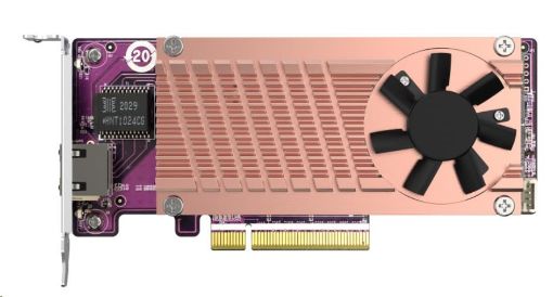 Obrázek QNAP QM2-2P10G1TB rozšiřující karta 1x10GbE, 2xM.2 NVMe 2280 PCIe Gen3x8 pro PC i NAS
