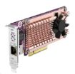 Obrázek QNAP QM2-2P10G1TB rozšiřující karta 1x10GbE, 2xM.2 NVMe 2280 PCIe Gen3x8 pro PC i NAS