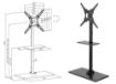 Obrázek Stojan na televize Fiber Mounts FM97-2