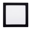 Obrázek Solight LED mini panel CCT, přisazený, 18W, 1530lm, 3000K, 4000K, 6000K, čtvercový, černá barva