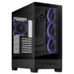 Obrázek ASUS case A31 PLUS TG ARGB, Mid Tower, Průhledná bočnice, 4x120mm ARGB Fan, ARGB Hub, černá