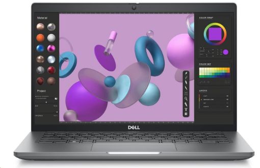 Obrázek DELL NTB Precision 3480/i7-1360P/16GB/512GB SSD/14" FHD/Cam & Mic/NVIDIA RTX A500/Backlit Kb/W11P/3Y PS NBD