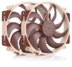 Obrázek NOCTUA Ventilátor NF-A14x25r-G2-PWM-Sx2-PP, 2x 140mm, hnědá
